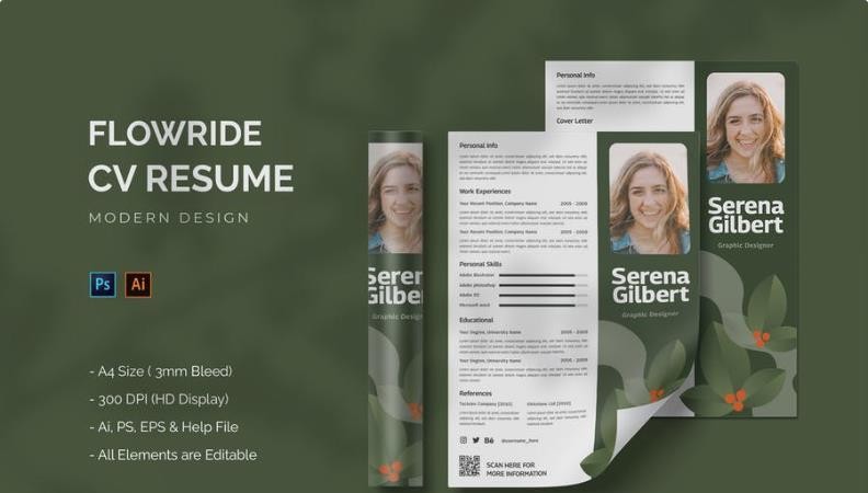 Black Resume & Cover Letter